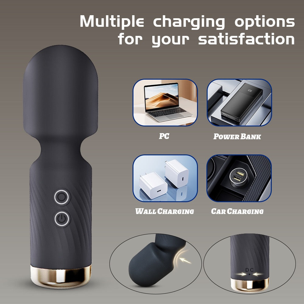 Cordless Rechargeable Dual-Action Vibrator