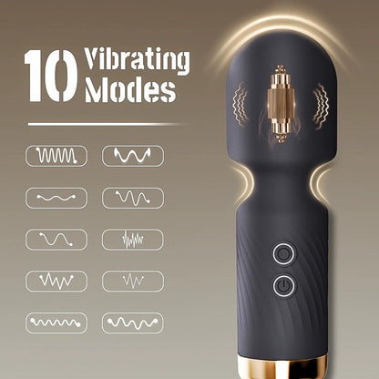 Cordless Rechargeable Dual-Action Vibrator