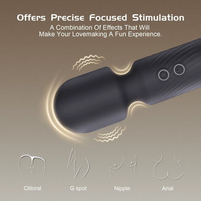 Cordless Rechargeable Dual-Action Vibrator